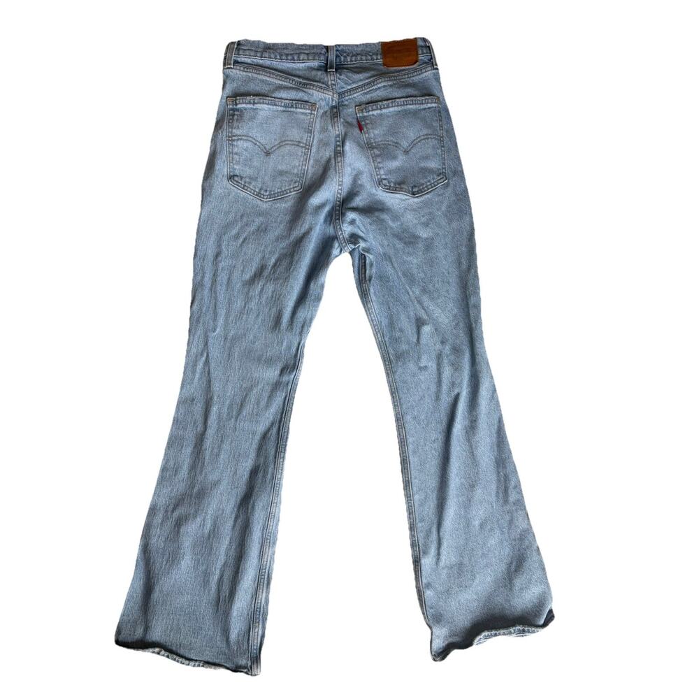 Levi's Premium Denim Women’s 70's High Flare Jeans Size 31 Light Wash